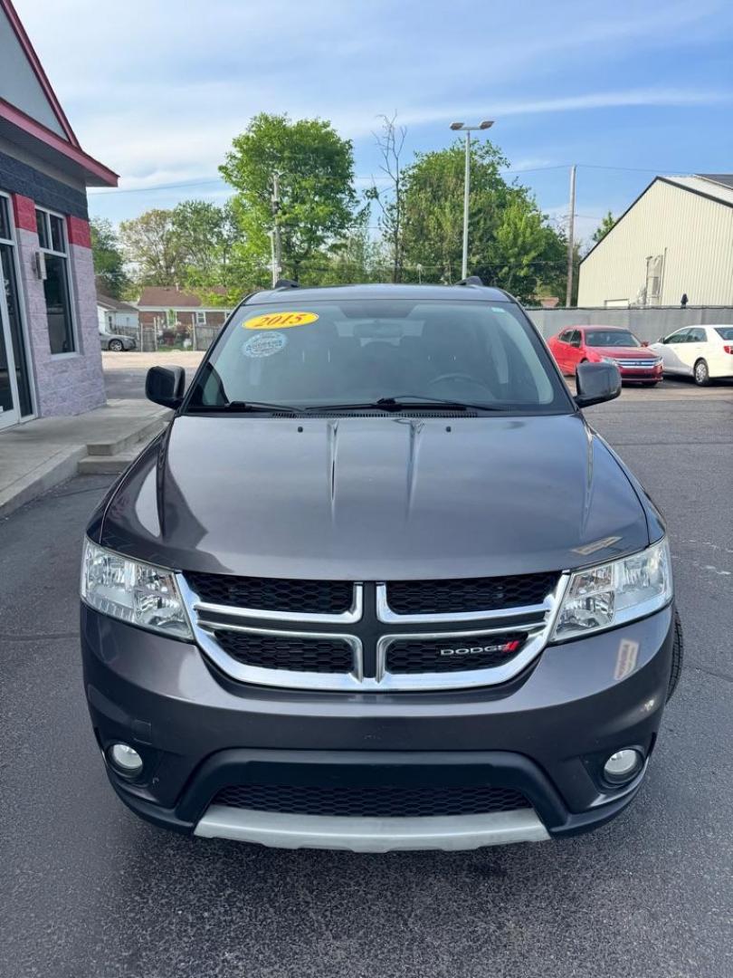 2015 GRAY DODGE JOURNEY SXT (3C4PDCBG9FT) with an 3.6L engine, Automatic transmission, located at 3100 Covert Avenue, Evansville, IN, 47714, (812) 473-4492, 37.955418, -87.512238 - Photo#1