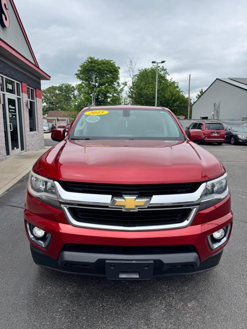 2015 RED CHEVROLET COLORADO LT (1GCGTBE30F1) with an 3.6L engine, Automatic transmission, located at 3100 Covert Avenue, Evansville, IN, 47714, (812) 473-4492, 37.955418, -87.512238 - Photo#1